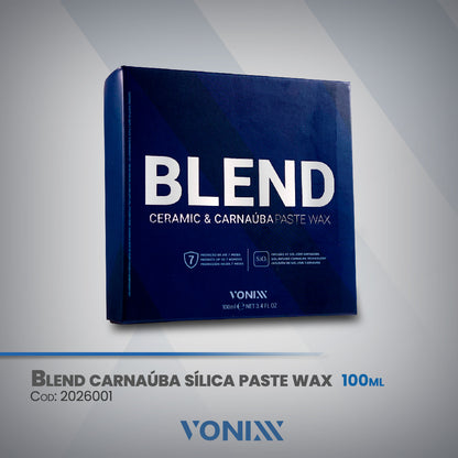 Blend Carnaúba Sílica Paste Wax 100ml - Vonixx