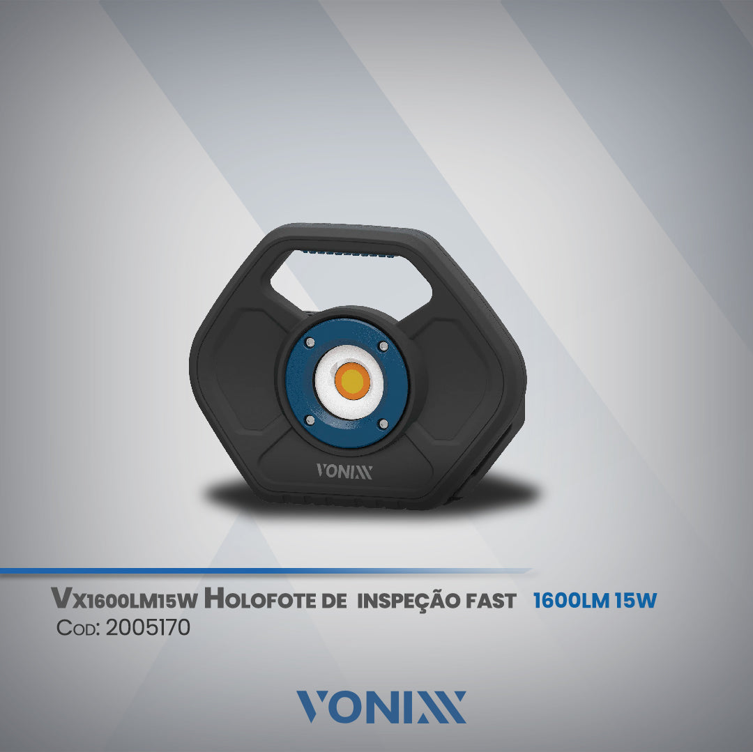 Holofote Insp Fast 1600LM 15W - Vonixx